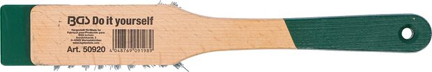 Lawnmower Brush with Scraper