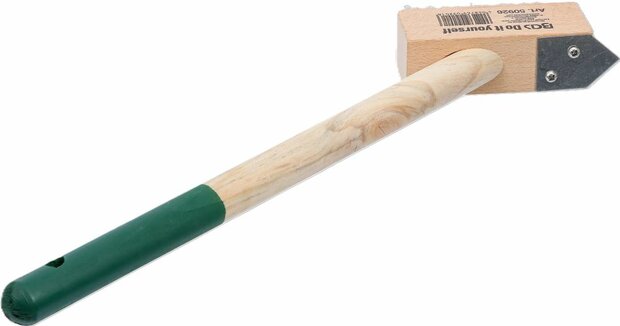 Weed Wire Brush short Handle with Scraper 300 mm