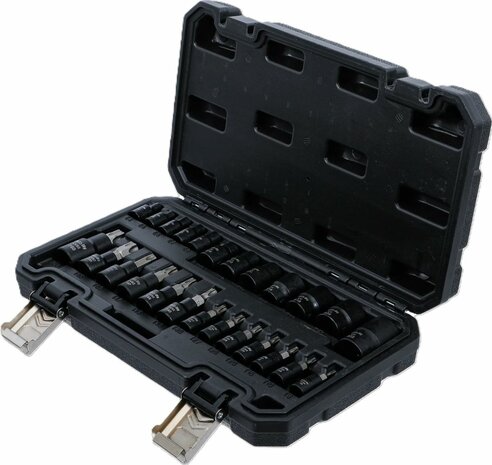 Bit Socket / Socket Set (1/4), (3/8), (1/2) Drive E-Star / T-Star (for Torx) 25 pcs