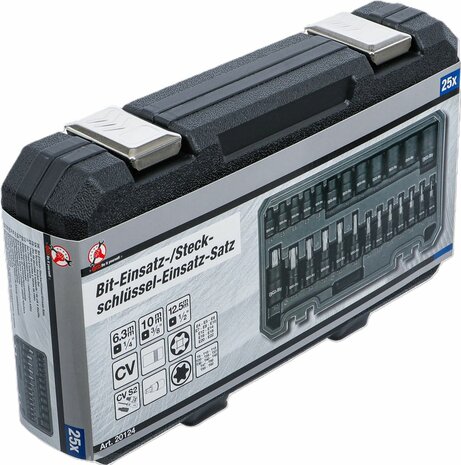 Bit Socket / Socket Set (1/4), (3/8), (1/2) Drive E-Star / T-Star (for Torx) 25 pcs