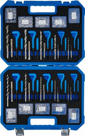 Thread Repair Kit metric / Inch Sizes M5 - M12 1/4 - 1/2  320 pcs