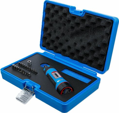 Torque Wrench Set Compact with Bit Set  (1/4) 1 - 8 Nm 22 pcs