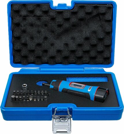 Torque Wrench Set Compact with Bit Set  (1/4) 1 - 8 Nm 22 pcs