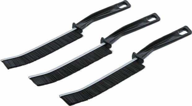 Synthetic Bristles Corner Cleaning Brush Set 230 mm 3 pcs