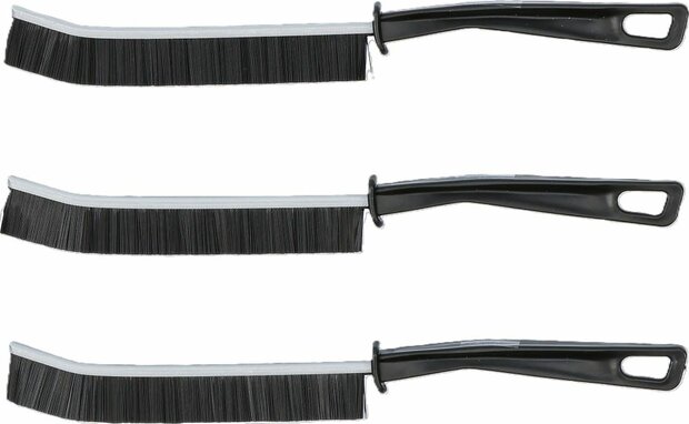 Synthetic Bristles Corner Cleaning Brush Set 230 mm 3 pcs