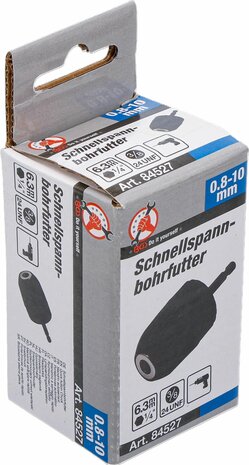 Quick Action Chuck 0.8 - 10 mm  (1/4) Drive