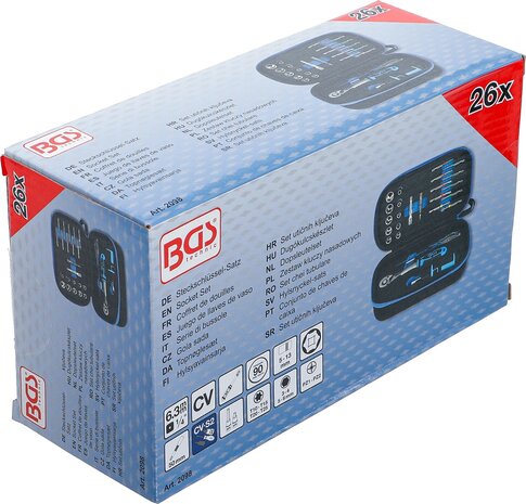 Socket Set (1/4) Drive 26 pcs
