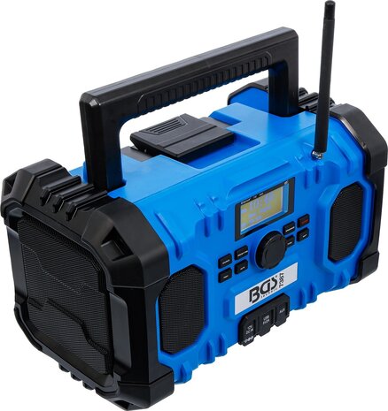 Cordless DAB Radio Hybrid 18 V and 230 V without rechargeable Battery
