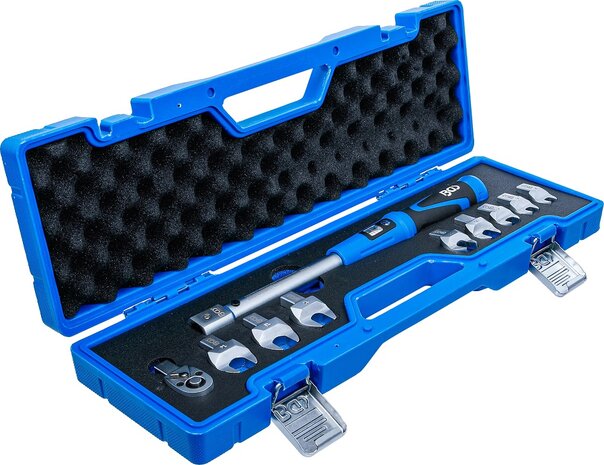 Torque Wrench Set for 9 x 12 mm Insert Tools 10 - 50 Nm 10 pcs