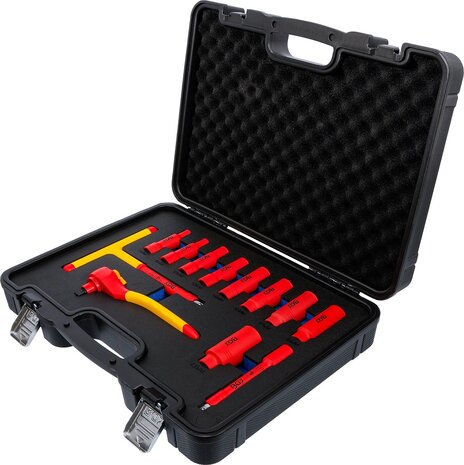 VDE Socket Set 10 mm (3/8) Drive 7 - 22 mm 12 pcs