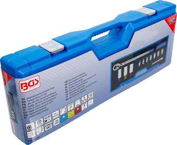 Torque Wrench Set 12.5 mm (1/2) 40 - 220 Nm 12 pcs