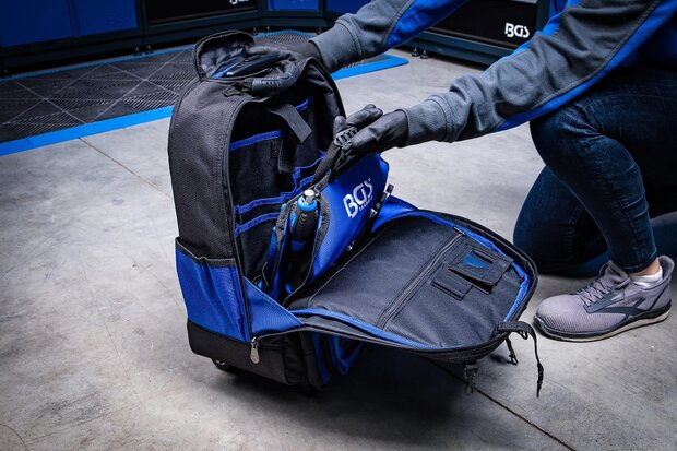 Tool Backpack with Telescopic Handle Mobile 66 pcs