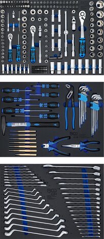 Workshop Trolley 7 Drawers with 263 Tools