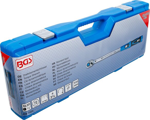 Torque Wrench 12.5 mm (1/2) 40 - 210 Nm