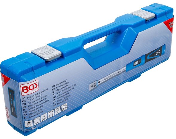 Torque Wrench 10 - 50 Nm for 9 x 12 mm Insert Tools