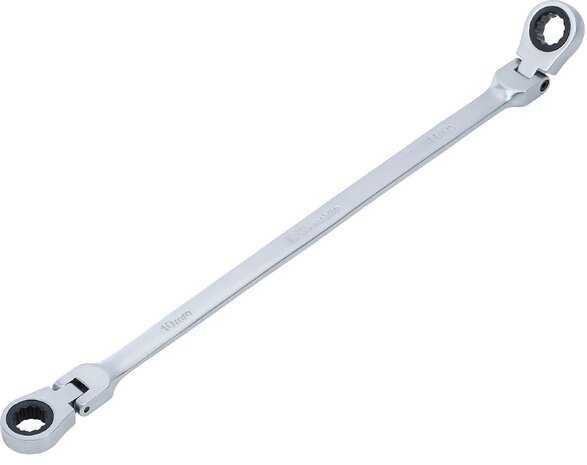 Double Swivel Head Ratchet Wrench 10 x 11 mm