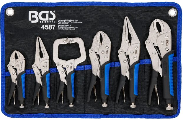 Locking Grip Pliers Set 6 pcs