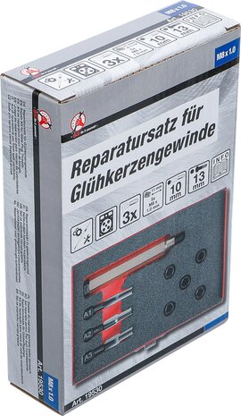 Repair Kit for Glow Plug Threads M8 x 1.0