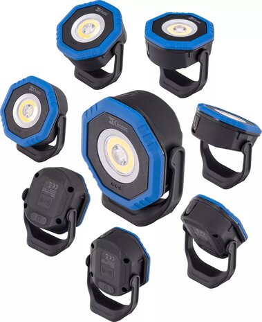 Pocket Floodlight wireless charging COB-LED Twin Beam 2-in-1