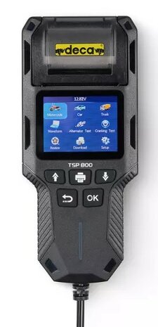 Battery Tester 12/24V with Printer