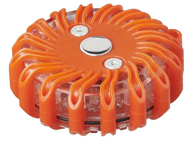 16 LED Orange Warning Disc