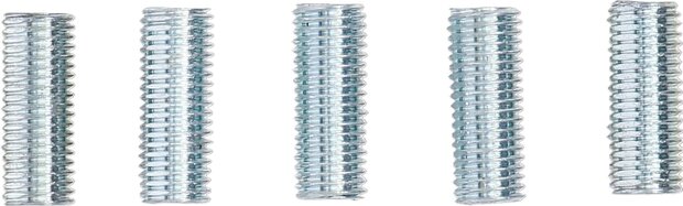 Threaded Inserts Set Internal Thread M6 x 1 / External Thread M8 x 1 5 pcs