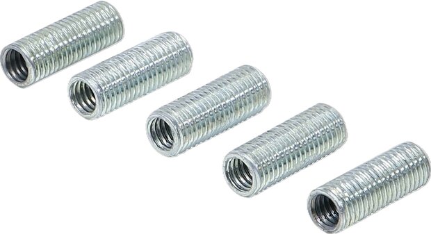 Threaded Inserts Set Internal Thread M6 x 1 / External Thread M8 x 1 5 pcs