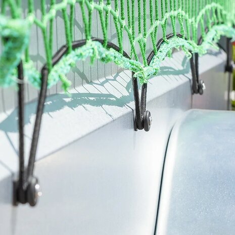 Trailer net 1.00x2.00M with elastic cord in polybag