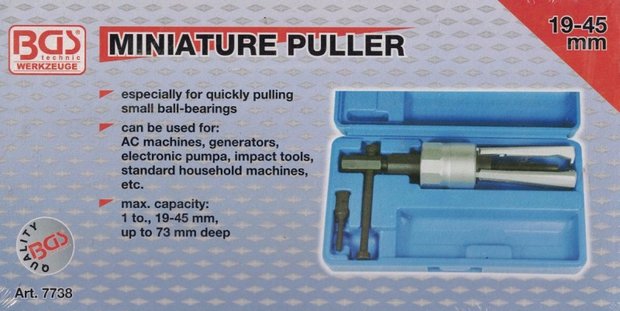 Miniature Puller, 3-arm 19 - 45 mm