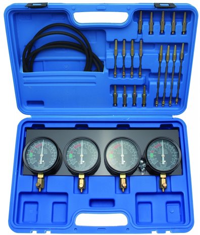 Synchronous Carburetor Tester with 4 synchronous clocks 26 pcs