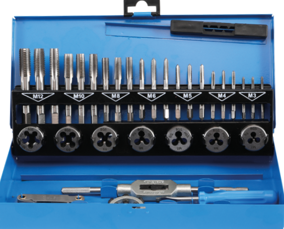 Tap and Die Set M3 - M12 32 pcs