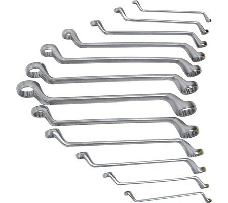 Double Ring Spanner Set offset 6 - 32 mm 12 pcs.