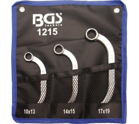 Obstruction Ring Spanner Set 10x13 - 17x19 mm 3 pcs