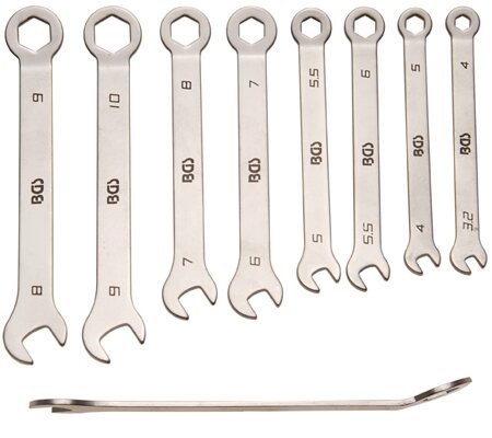 Combination Spanner Set Stubby Type 4 - 10 mm 8 pcs