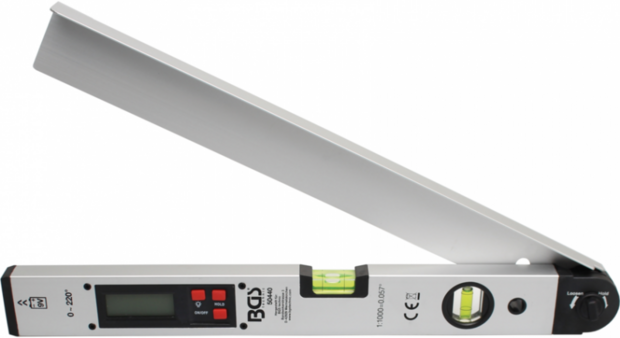Digital LCD Protractor with Water Level 450 mm
