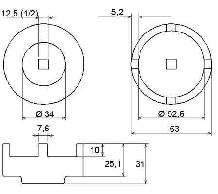 Pin Joints Socket for Mercedes-Benz M-Class