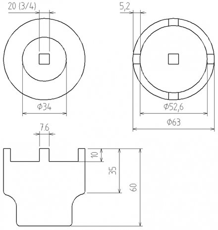 Supporting Joint Pin Wrench for Mercedes-Benz M-Class