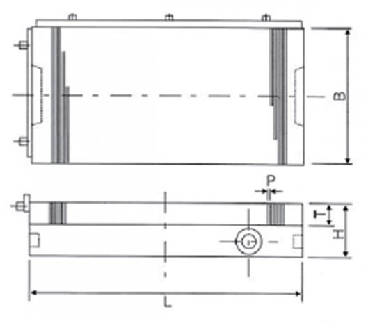 Electromagnetic clamps 300x150mm