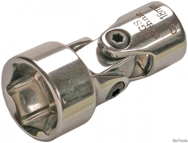 Universal Joint Socket, Hexagon 10 mm (3/8) Drive 18 mm