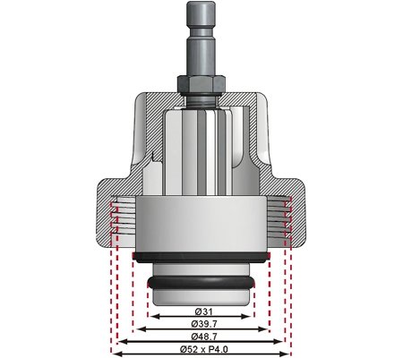 Adaptor No.10 for Art. 8027/8098:BMW (E46,E36,E34,E39,E38,E32,E90)