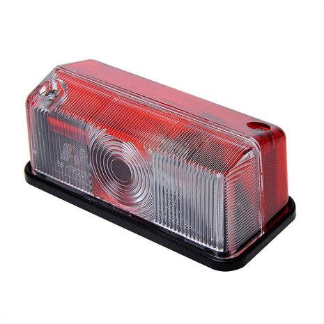 Outline marker lamp red/white 92x42mm