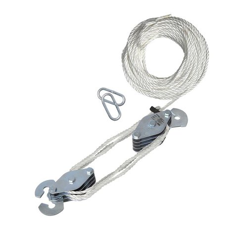 Hand winch with 20M nylon rope