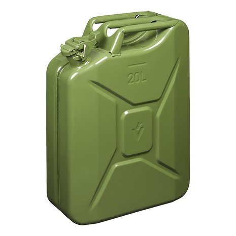 Jerry can 20L metal green UN- & TüV/GS-approved