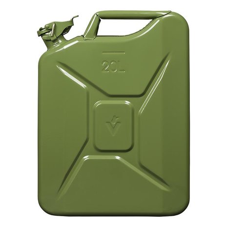 Jerry can 20L metal green UN- & TüV/GS-approved