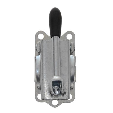 Clamp 48mm cast iron with tilting lever for jockey wheel