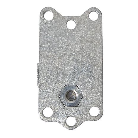 Clamp 48mm cast iron with tilting lever for jockey wheel