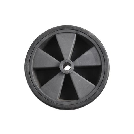 Spare wheel plastic rim with solid rubber tyre 220x70mm