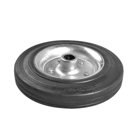 Spare wheel metal rim with solid rubber tyre 200x50mm