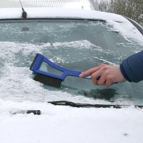 14.5 inch snow brush with ice scraper