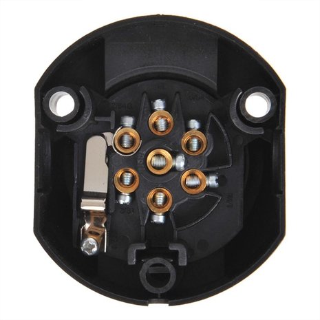 Socket 7+1-pin PVC